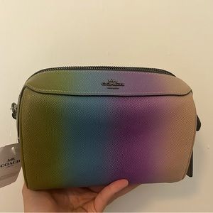 Limited Edition Coach Rainbow Crossbody Camera Bag